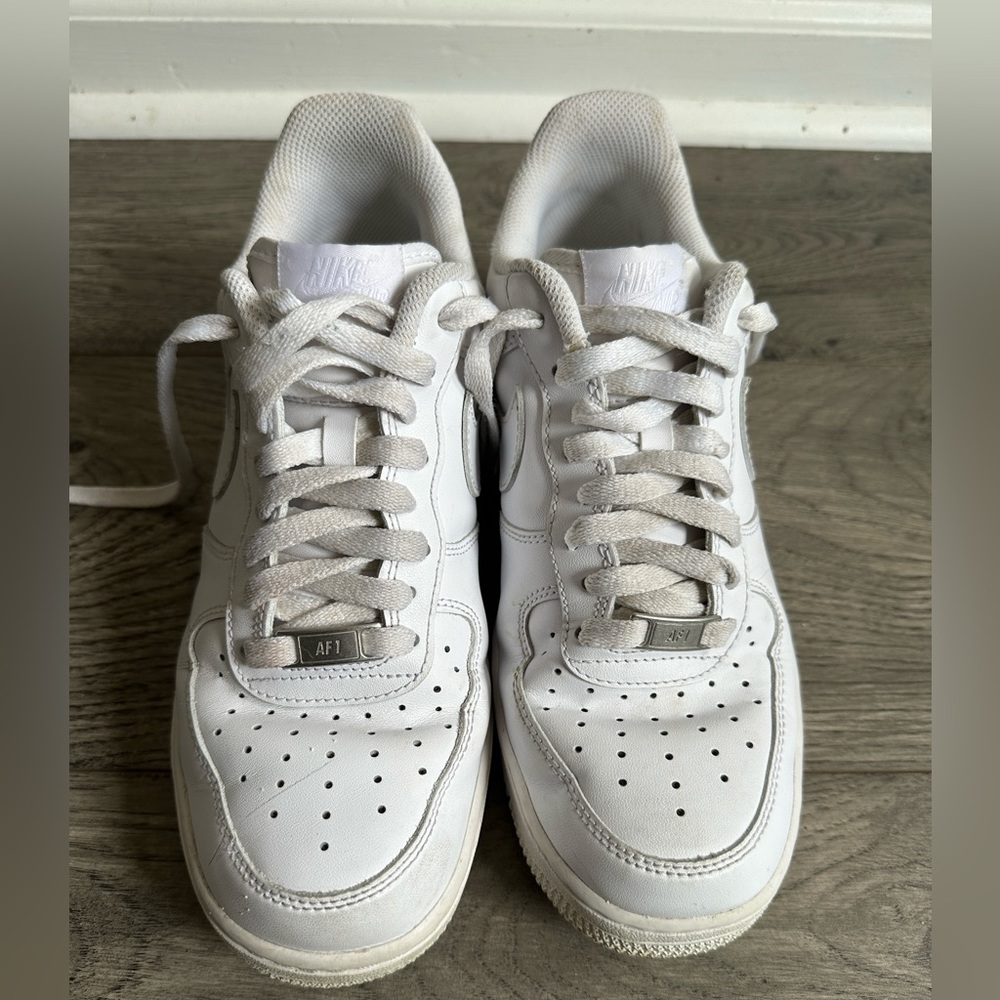 Nike Air Force 1’s, size women’s 9/men’s 7.5
